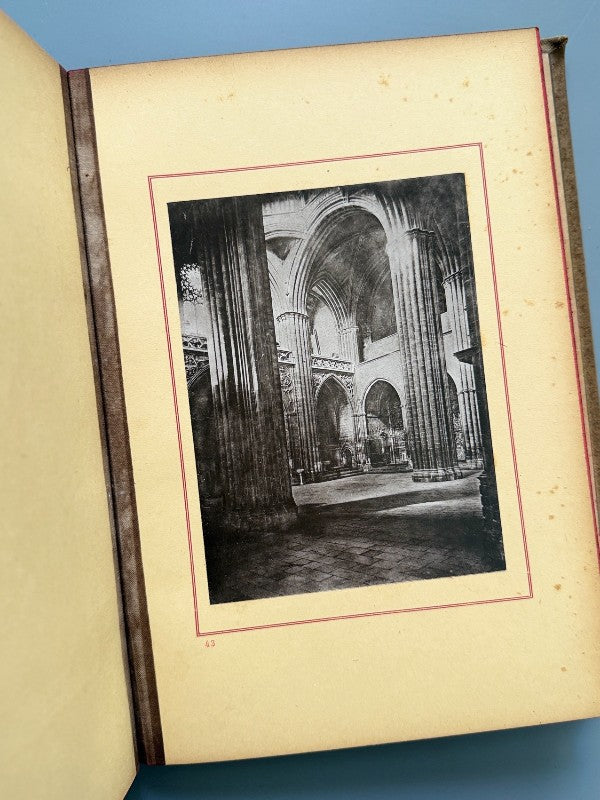 Álbum fototípich de la Catedral de Barcelona - Estampa de Lluís Tasso Serra, 1888