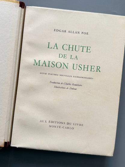 La chute de la Maison Usher suivie d'autres nouvelles extraordinaires - Edgar Allan Poe, 1948