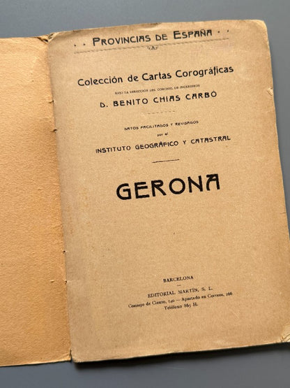 Gerona. Benito Chias Carbó (colección de Cartas Corográficas) - Editorial Martín