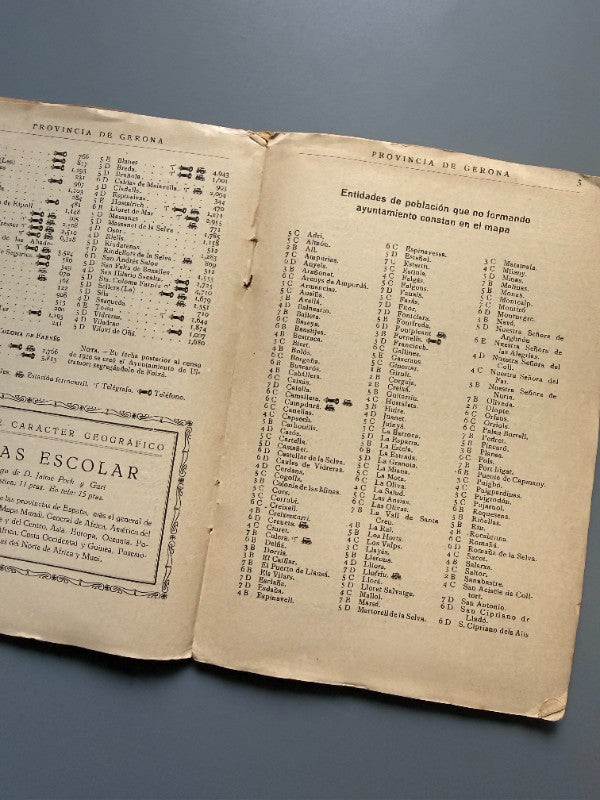 Gerona. Benito Chias Carbó (colección de Cartas Corográficas) - Editorial Martín
