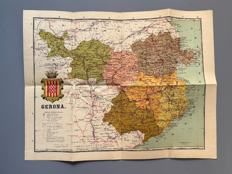 Gerona. Benito Chias Carbó (colección de Cartas Corográficas) - Editorial Martín