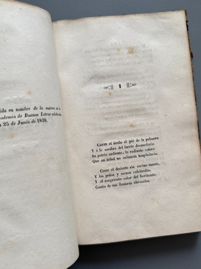 Poesías de Doña Josefa Massanés - Imprenta de J. Rubió, 1841