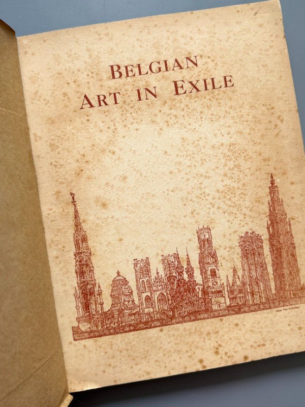 Belgian art in exile: A representative gallery of modern belgian art - 1916