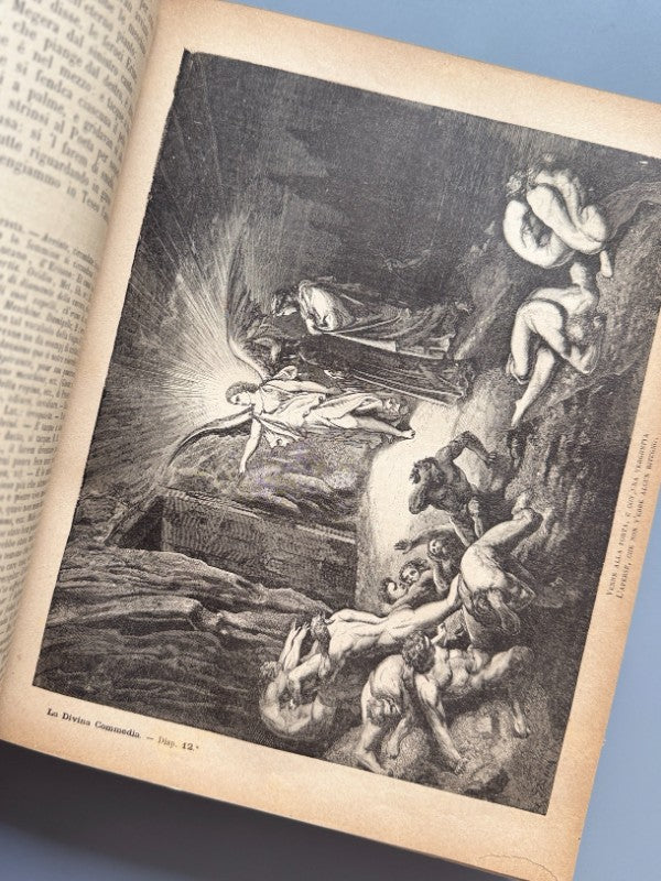 La Divina Commedia, Dante Alighieri (Gustave Doré) - Stablimento dell'Editore Edoardo Sonzogno, 1880