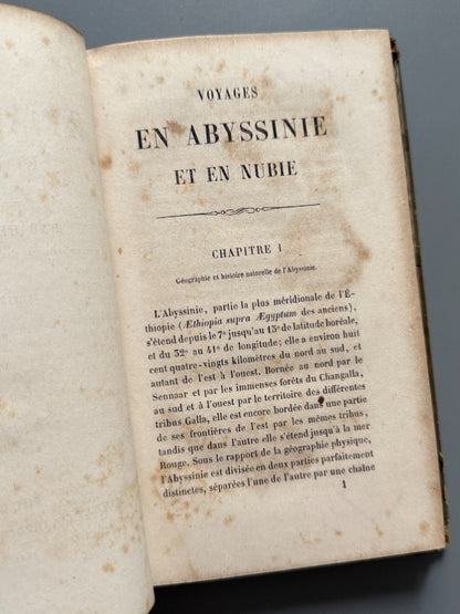 Voyages en Abyssinie et en Nubie, Henri Lebrun - Alfred Mame, 1861