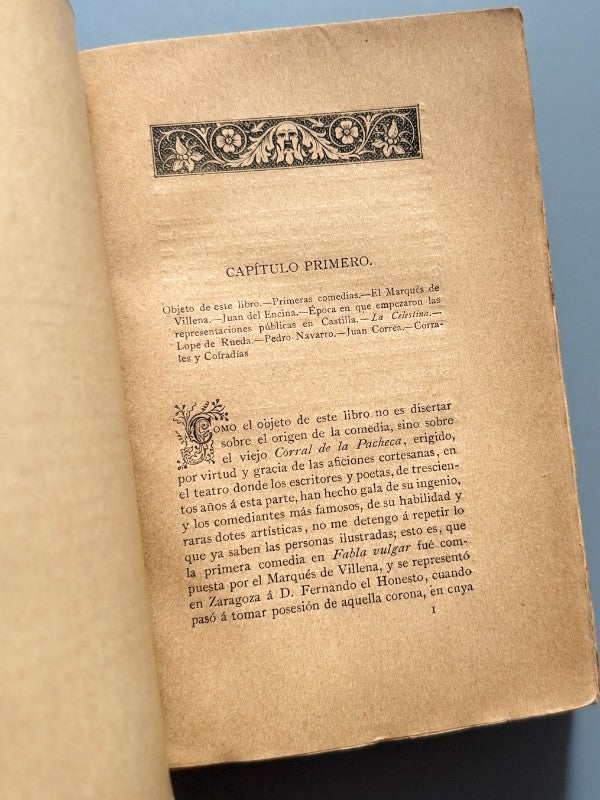 El corral de la Pacheca: Apuntes para la historia del teatro español, Ricardo Sepúlveda - 1888
