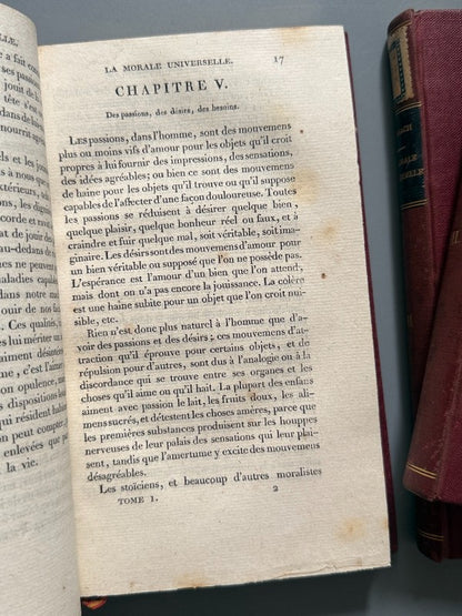 La morale universelle ou Les devoirs de l'Homme, Baron d' Holbach - Masson et fils libraires, 1820