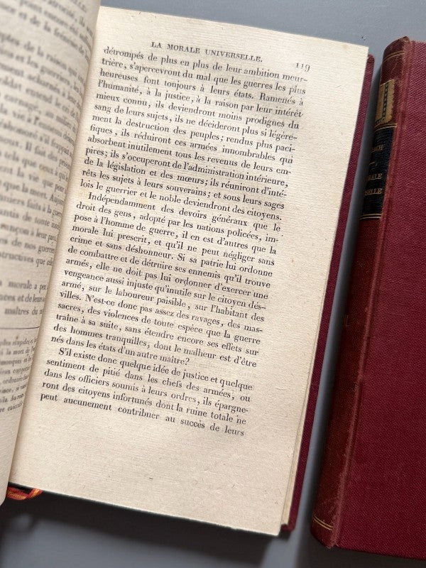 La morale universelle ou Les devoirs de l'Homme, Baron d' Holbach - Masson et fils libraires, 1820