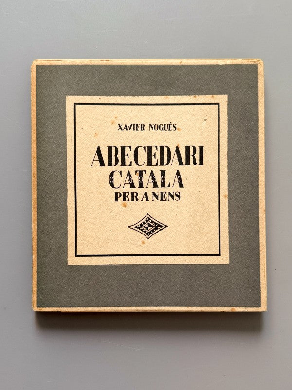 Abecedari català per a nens, Xavier Nogués - Salvat-Papasseit Llibrers, 1920