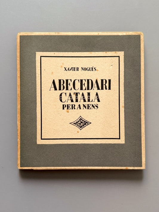 Abecedari català per a nens, Xavier Nogués - Salvat-Papasseit Llibrers, 1920