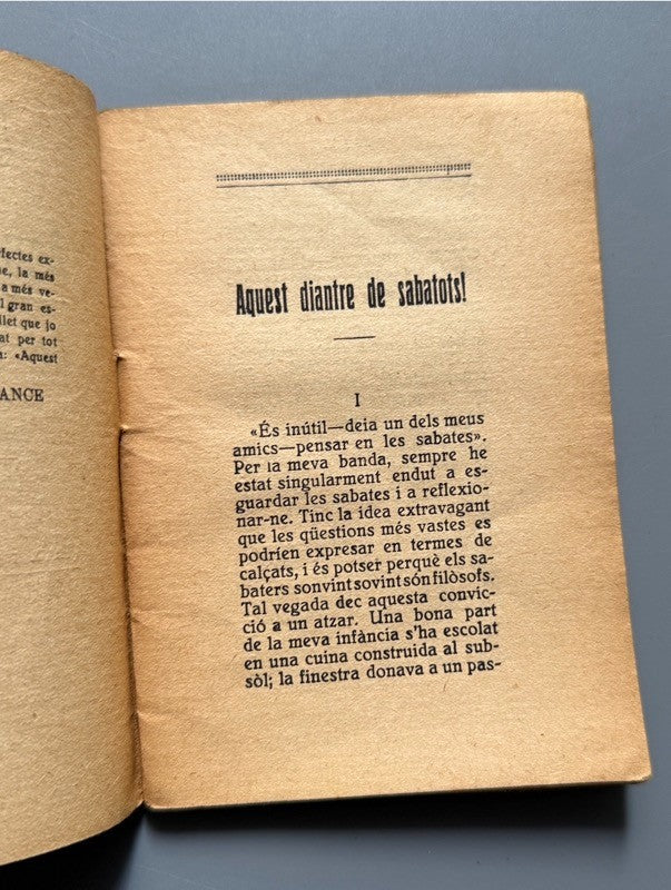 Aquest diantre de sabatots!: Narració socialista, H. G. Wells - Edicions de Justicia Social