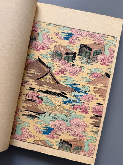 Japón. Libro de diseños japoneses, xilografía. Vol. I y V - periodo Meiji o Taisho