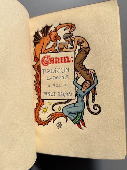 Garí: Tradició Catalana, Apeles Mestres - Imprenta Elzeveriana, 1942