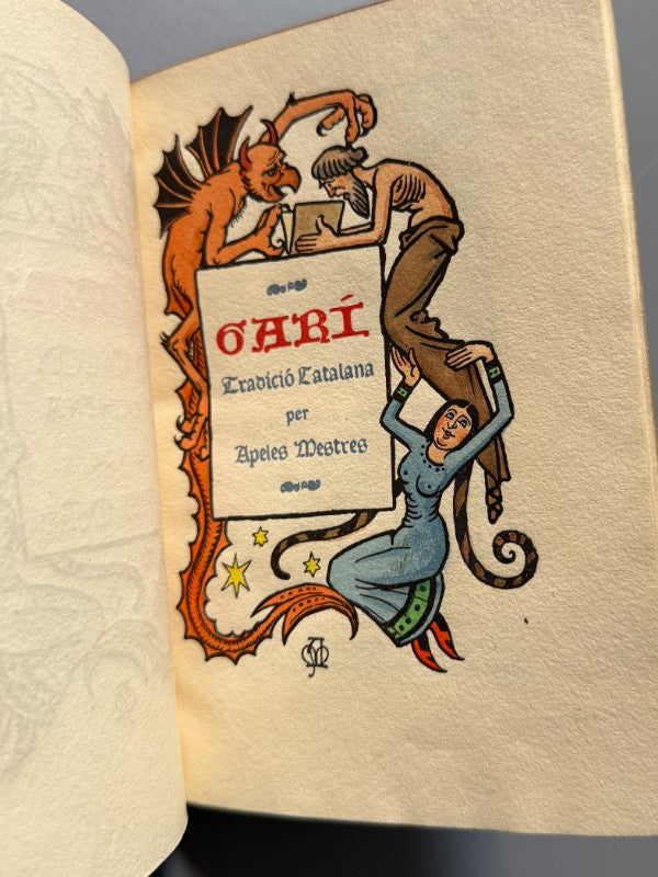 Garí: Tradició Catalana, Apeles Mestres - Imprenta Elzeveriana, 1942
