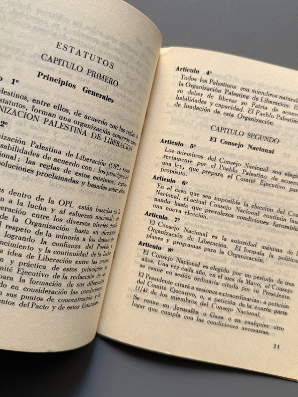 La Organización Palestina de Liberación, O. P. L. - Primer Congreso Árabe Palestino, ca. 1965
