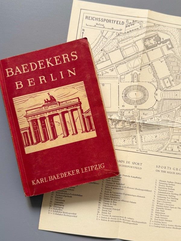Berlin und Potsdam (Olimpiadas de Berlín 1936), Karl Baedeker - Leipzig, 1936 - Antigularia