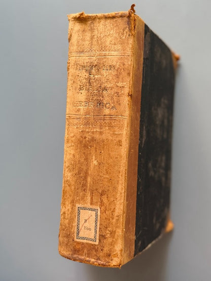 Biblia hebraica. Augustus Hahn - Sumptibus Ernesti Bredtii, 1911