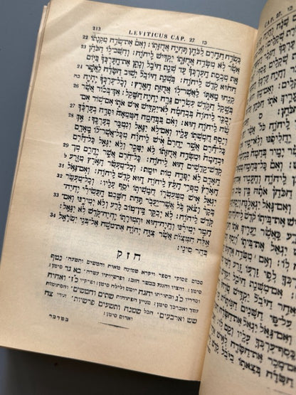 Biblia hebraica. Augustus Hahn - Sumptibus Ernesti Bredtii, 1911