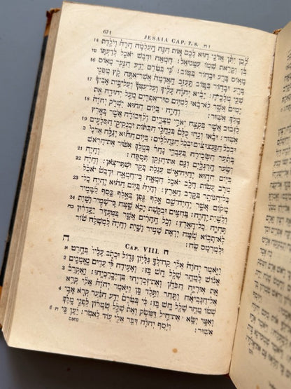 Biblia hebraica. Augustus Hahn - Sumptibus Ernesti Bredtii, 1911