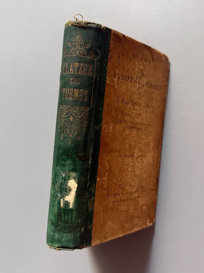 La vida de Llatzer de Tormes, Diego Hurtado de Mendoza (1ª ed. cat.) - Barcelona, 1892