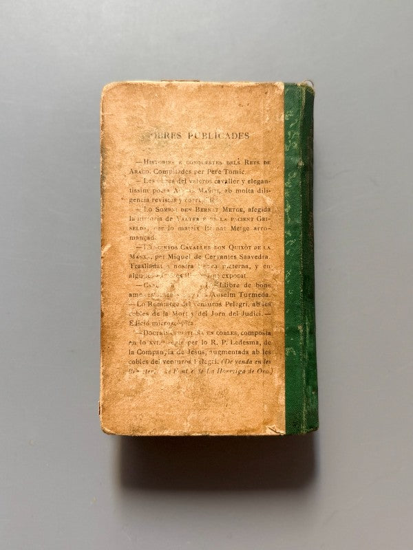 La vida de Llatzer de Tormes, Diego Hurtado de Mendoza (1ª ed. cat.) - Barcelona, 1892