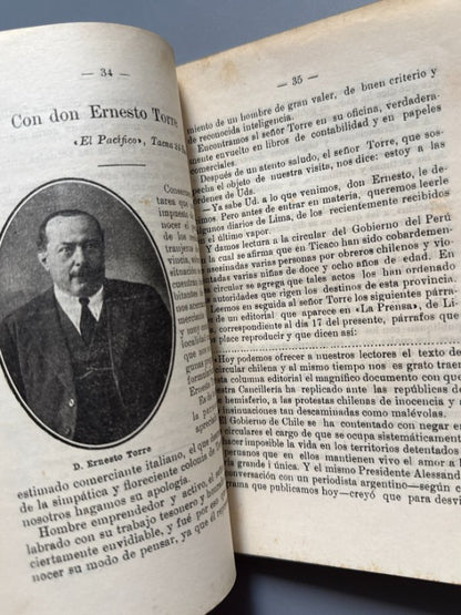 La situación de los peruanos en Chile - Imprenta del Ministerio de Guerra, 1923