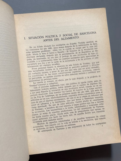 El alzamiento, la revolución y el terror en Barcelona, Francisco Lacruz (dedicado) - 1943