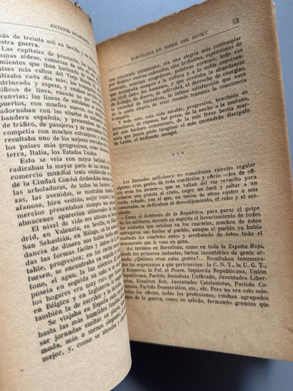 Barcelona en poder del soviet, Antonio Guardiola - Editorial Maucci, ca. 1940