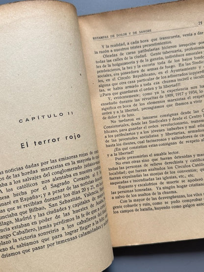 Estampas de dolor y de sangre, José Monlló Panisello - Imprenta y Librería Algueró y Baiges, 1940