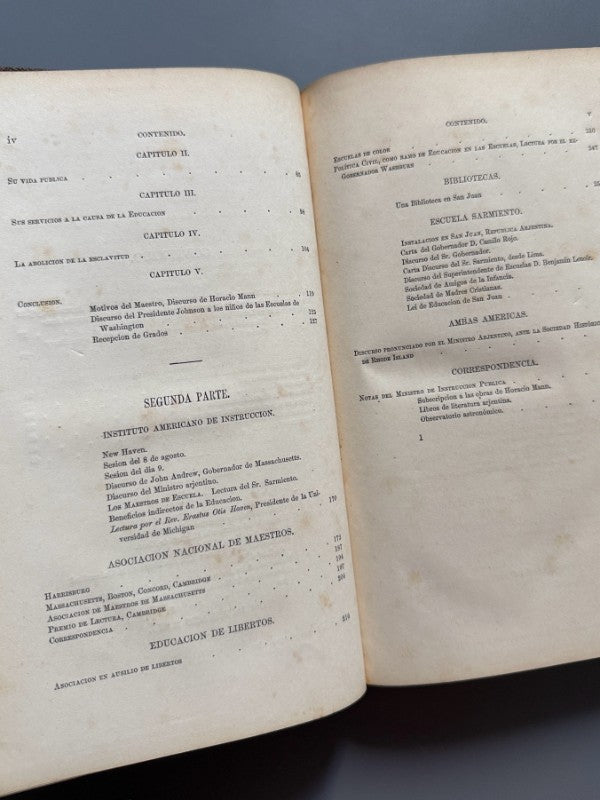 Las escuelas: base de la prosperidad i de la república de los Estados Unidos - Nueva York, 1866