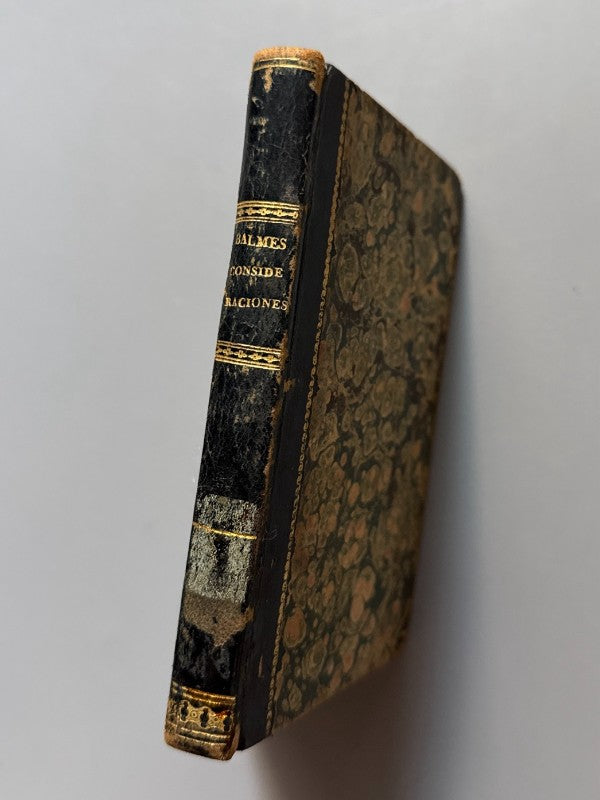 Consideraciones políticas sobre la situación de España, Jaime Balmes - Imprenta de José Tauló, 1840