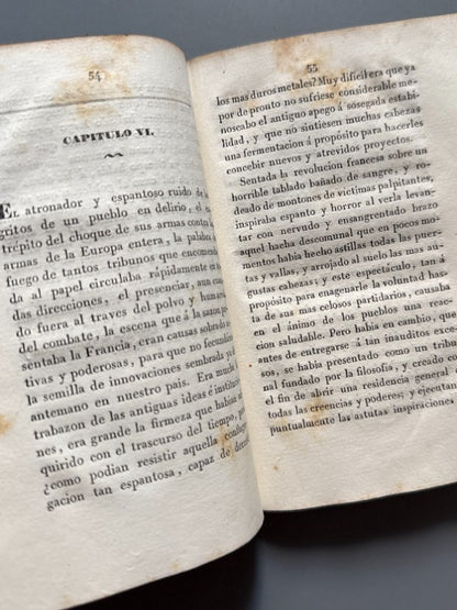 Consideraciones políticas sobre la situación de España, Jaime Balmes - Imprenta de José Tauló, 1840