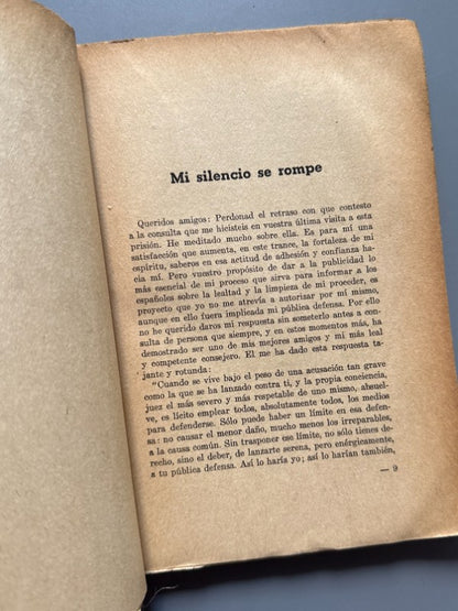 El General Asensio: Su lealtad a la República - Artes Gráficas C. N. T., 1938