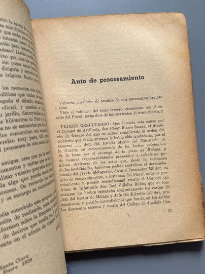 El General Asensio: Su lealtad a la República - Artes Gráficas C. N. T., 1938