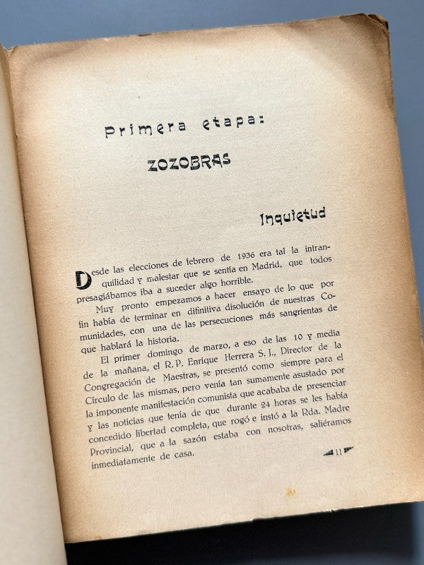 Catorce meses de aventuras bajo dominio rojo - Editorial A. C. I., 1938