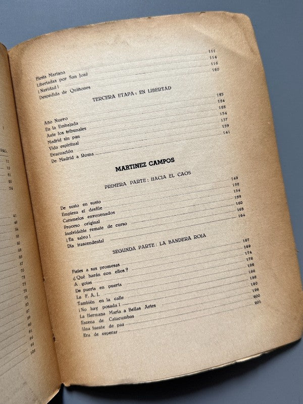 Catorce meses de aventuras bajo dominio rojo - Editorial A. C. I., 1938
