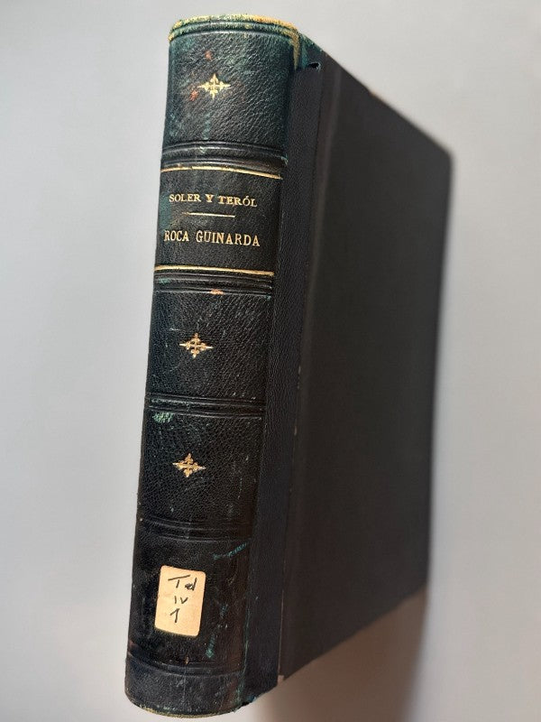 Perot Roca Guinarda, Lluis Mª Soler y Teròl (dedicado) - Imprenta de Sant Josèp, 1909