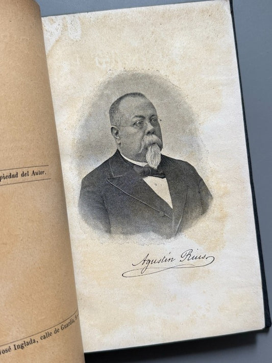 El tartamudeo y otros vicios de pronunciación con su tratamiento, Agustín Rius y Borrell - 1900 - Antigularia (detalle 1)