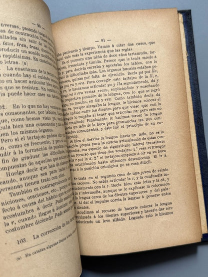 El tartamudeo y otros vicios de pronunciación con su tratamiento, Agustín Rius y Borrell - 1900