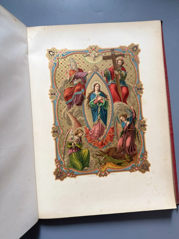 Vida de la Virgen María, Vicente de la Fuente - Montaner y Simón, 1877-1879