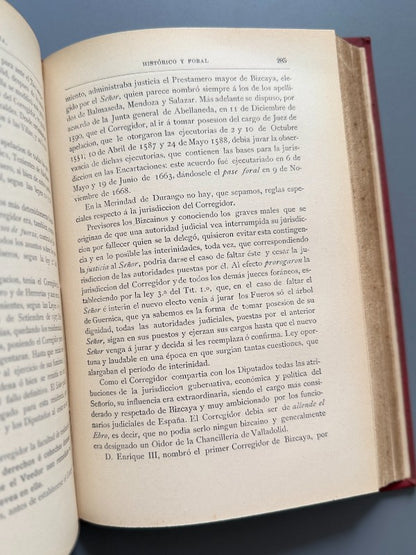 El señorío de Bizcaya, Arístides Artiñano y Zuricalday - Editorial La Peninsular, 1885