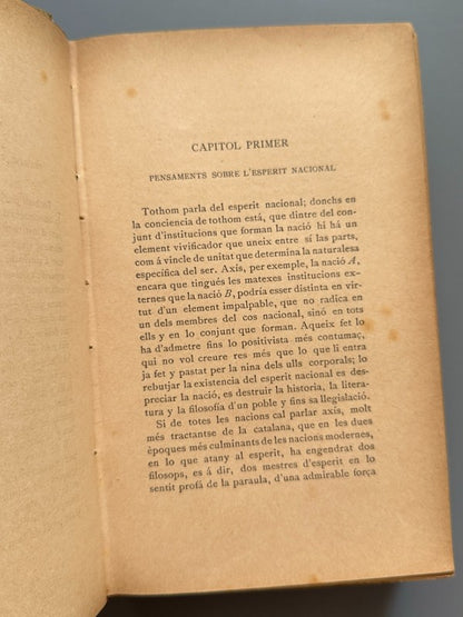 La tradició catalana, Joseph Torras y Bages - Editorial Estampa La Ilustración, 1892
