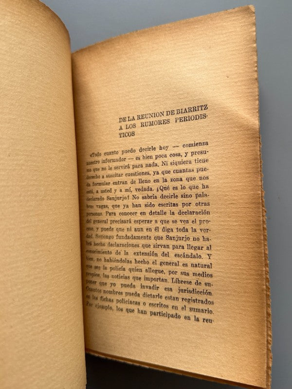 10 Agosto 1932: Perfiles de un episodio histórico, Luciano de Taxonera - C.I.A.P., 1933