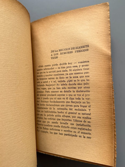 10 Agosto 1932: Perfiles de un episodio histórico, Luciano de Taxonera - C.I.A.P., 1933