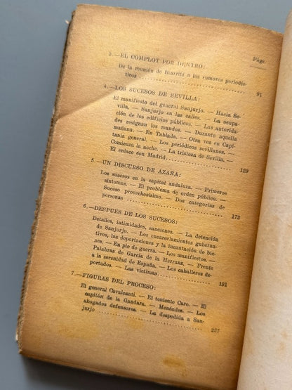 10 Agosto 1932: Perfiles de un episodio histórico, Luciano de Taxonera - C.I.A.P., 1933