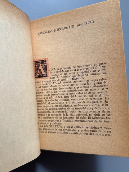 Indianismo, Mercedes Anaya de Urquidi - Sociedad Editora Latino-Americana, 1947