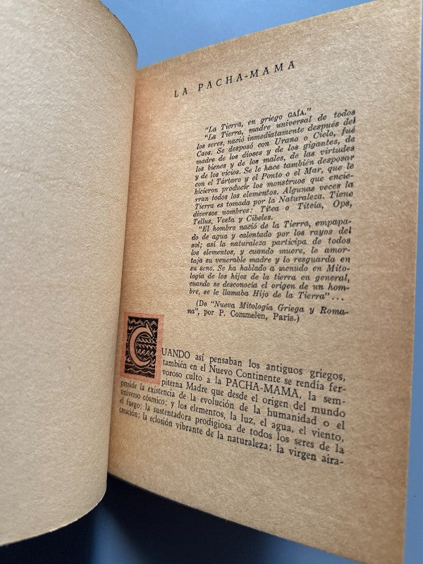 Indianismo, Mercedes Anaya de Urquidi - Sociedad Editora Latino-Americana, 1947
