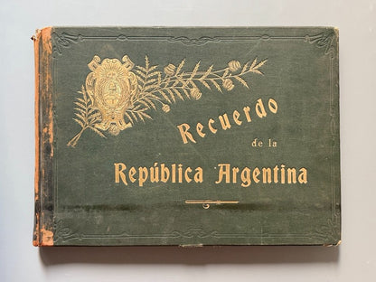 Recuerdo de la República Argentina - Hugo Bonvicini, ca. 1920