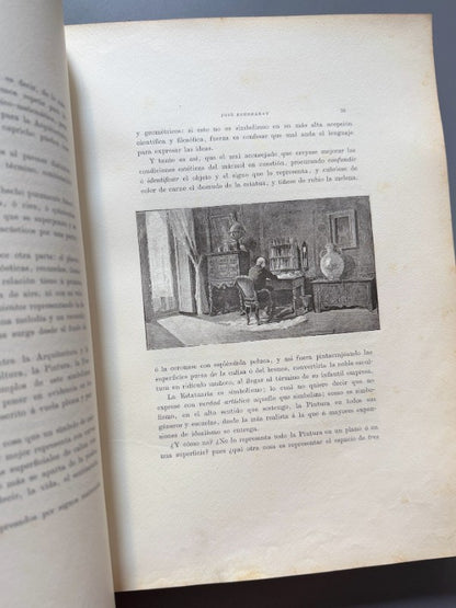 Los meses (dedicatoria de Mañé y Flaquer) - Imprenta de Henrich y Comp., 1889