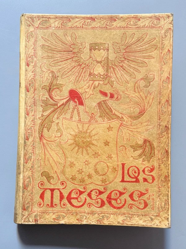 Los meses (dedicatoria de Mañé y Flaquer) - Imprenta de Henrich y Comp., 1889